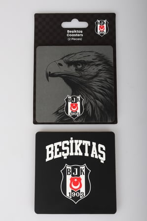 x Dekomus Lisanslı Beşiktaş 2 Adet Bardak Altlığı