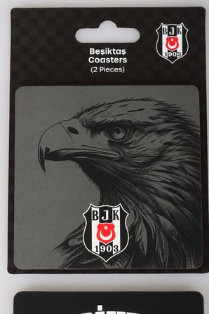 x Dekomus Lisanslı Beşiktaş 2 Adet Bardak Altlığı