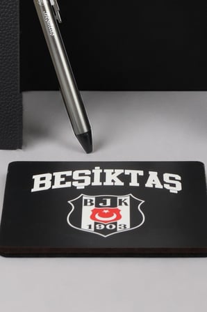 x Dekomus Özel Kutulu Lisanslı Beşiktaş 500 ML Çelik Matara,A6 Suni Deri Bloknot&Tükenmez Kalem,Kupa Altlığı Seti