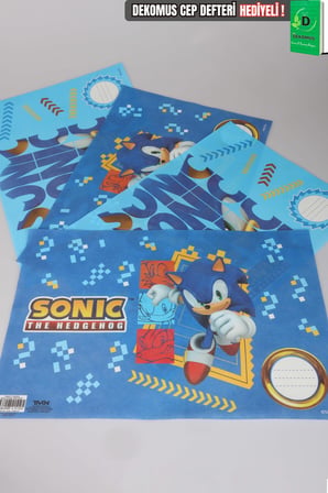 x Dekomus Lisanslı Sonic 4 Adet Beslenme Örtüsü