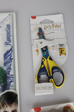 x Dekomus "Wizard Icons Collection" Harry Potter Lisanslı Kırtasiye Seti 4'Lü Cetvel Seti,Makas ve 3'Lü Stick Yapıştırıcı Seti