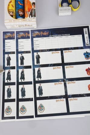 Maped x Dekomus "Wizard Icons Collection" Harry Potter Lisanslı Kırtasiye Seti 31 Parça Kırtasiye Seti Cetvel Seti,Makas,Kurşun Kalem ve Stick Yapıştırıcı Seti