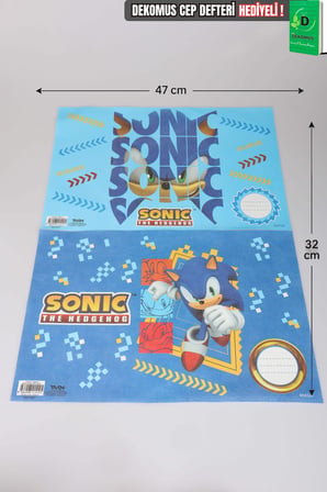 x Dekomus Lisanslı Sonic 2 Adet Beslenme Örtüsü