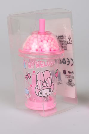 x Dekomus Lisanslı My Melody & Kuromi My Mug Boncuklu ve 3D Figürlü Tek Bıçaklı Kalemtraş Seti