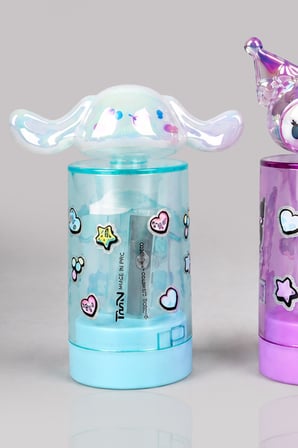 x Dekomus Lisanslı Cinnamoroll,Kuromi ve My Melody Best Friends 3D Figürlü Kalemtraş Seti