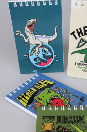 x Dekomus Lisanslı Jurassic World A7 Bloknot Tek Adet
