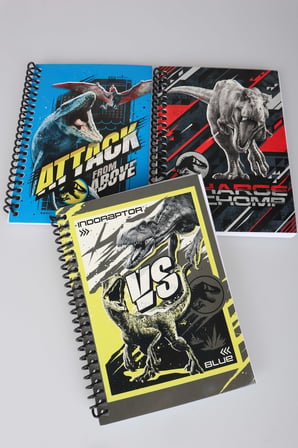 x Dekomus Lisanslı Jurassic World A6 Bloknot Tek Adet