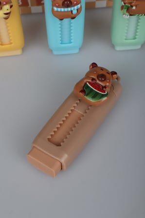 Capybara Açmalı Silgi Tek Adet "Dekomus Cep Defteri Hediyeli"