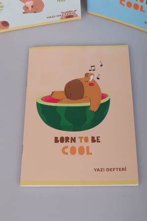 Capybara Yazı Defteri Tek Adet "Dekomus Cep Defteri Hediyeli"