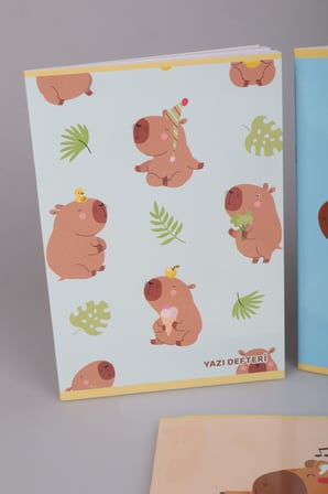 Capybara Yazı Defteri Tek Adet "Dekomus Cep Defteri Hediyeli"
