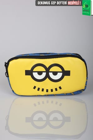 x Dekomus ,  Lisanslı Minions Banana Mood Collection Kalem Çantası