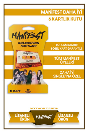 Dekomus Cep Defteri Hediyeli MANİFEST KOLEKSİYON KARTLARI – DAHA İYİ SERİSİ