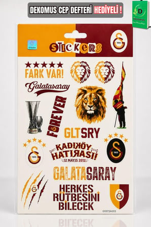 Lisanslı Galatasaray "Fark Var" Sticker Sheet 