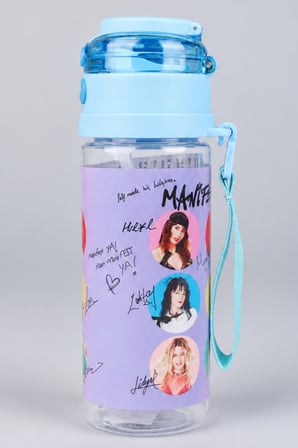 x Dekomus Lisanslı Manifest Toz Pembe Collection Çift Fonksiyonlu 500 ML Tritan Matara