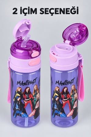 x Dekomus Lisanslı Manifest Amatör Collection Çift Fonksiyonlu 500 ML Tritan Matara