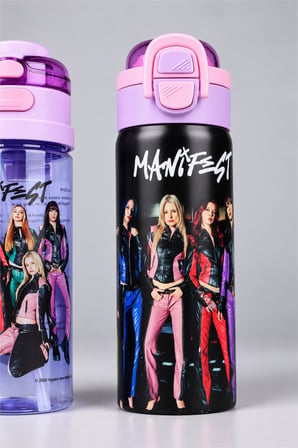 x Dekomus Lisanslı Manifest Amatör Collection 600 ML Çelik Matara ve Çift Fonksiyonlu 500 ML Tritan Matara Seti