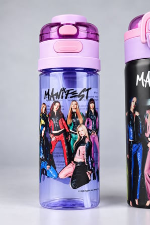 x Dekomus Lisanslı Manifest Amatör Collection 600 ML Çelik Matara ve Çift Fonksiyonlu 500 ML Tritan Matara Seti