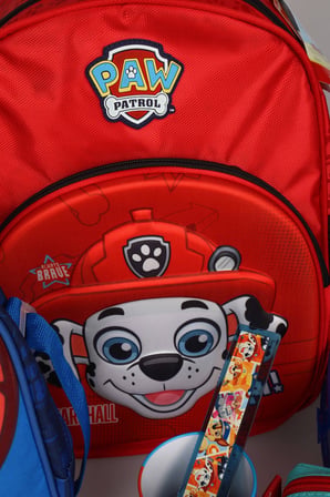 x Dekomus Lisanslı Paw Patrol Kırtasiye Seti Okul,Beslenme ve Kalem Çantası,Not Defteri,2 Adet Kurşun Kalem,Cetvel,Silgi,Kalemtraş