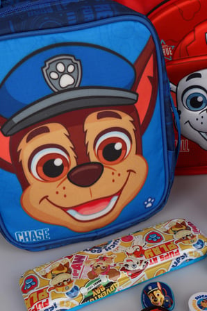 x Dekomus Lisanslı Paw Patrol Kırtasiye Seti Okul,Beslenme ve Kalem Çantası,Not Defteri,2 Adet Kurşun Kalem,Cetvel,Silgi,Kalemtraş