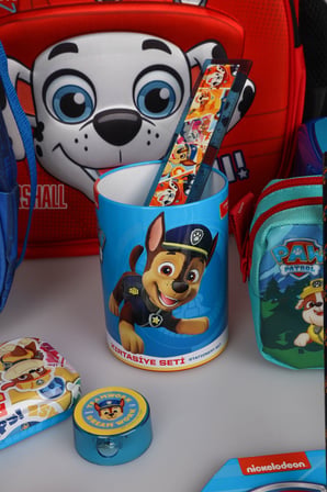 x Dekomus Lisanslı Paw Patrol Kırtasiye Seti Okul,Beslenme ve Kalem Çantası,Not Defteri,2 Adet Kurşun Kalem,Cetvel,Silgi,Kalemtraş