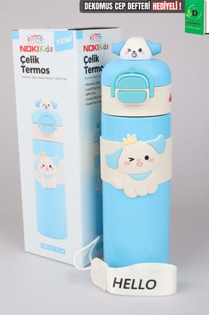 Noki Çift Fonksiyon Kapaklı Çelik Matara 500 ML ve Dekomus Cep Defteri