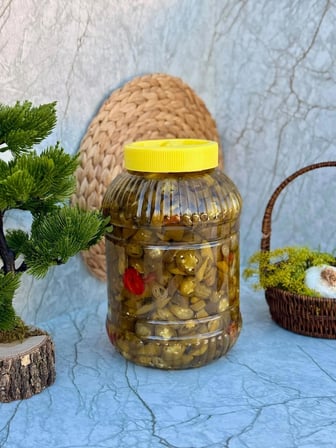 Acı Jalapeno Biber Turşusu 5 Kg – Çıtır ve Lezzetli