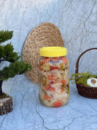 TÜRLÜ TURŞUSU 3 Kg | Geleneksel Karışık Turşu Gurme Lezzeti