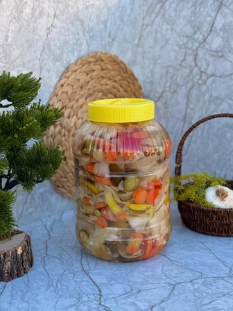 TÜRLÜ TURŞUSU 5 Kg | Geleneksel Karışık Turşu Gurme Lezzeti