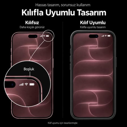 Apple iPhone 18 Pro Max İle Uyumlu Ekran Koruyucu A3717 Nano Parlak 9H Kırılmaz Esnek Cam Çizilmeye Dayanıklı Şeffaf