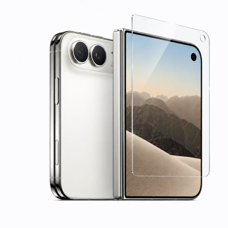 Apple iPhone Duo İle Uyumlu Dış Ekran Koruyucu 5.4 İnç A3720 Nano Parlak 9H Esnek Şeffaf Çizilme Dirençli
