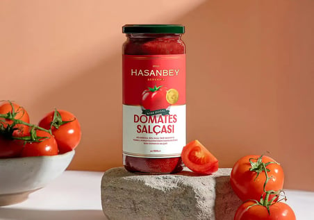Hasanbey Ev Yapımı Doğal Domates Salçası 500 gr