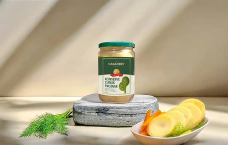 Hasanbey Konserve Çanak Enginar 6 Adet