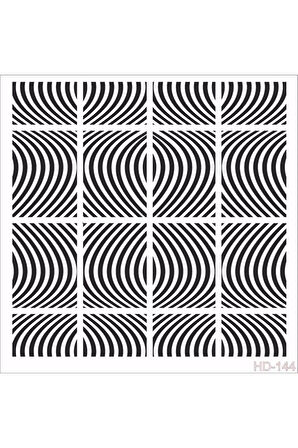 Hdm144 Home Dekor Midi Stencil (25x25)