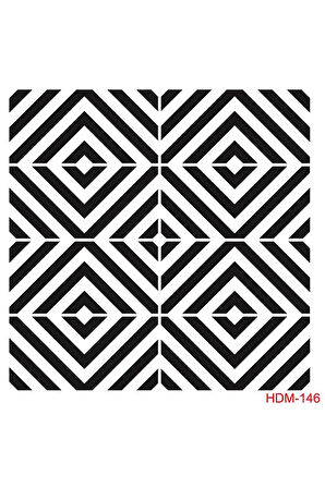 Hdm146 Home Dekor Midi Stencil (25x25)