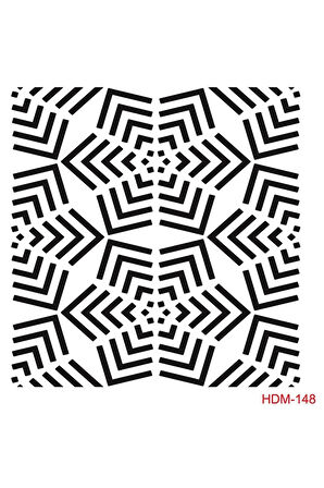 Hdm148 Home Dekor Midi Stencil (25x25)