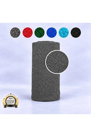 Kıvırcık Paspas Kaymaz Taban PVC Halı Yolluk Kapı Önü 12 mm EKO 2,6 kg/m2