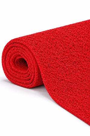 Kıvırcık Paspas Kaymaz Taban PVC Halı Yolluk Kapı Önü 12 mm EKO 2,6 kg/m2