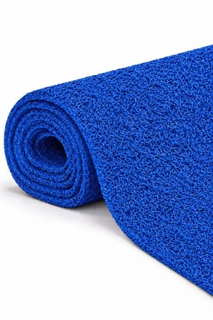 Kıvırcık Paspas Kaymaz Taban PVC Halı Yolluk Kapı Önü 12 mm EKO 2,6 kg/m2