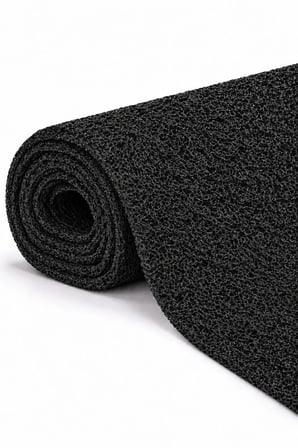 Kıvırcık Paspas Kaymaz Taban PVC Halı Yolluk Kapı Önü 12 mm EKO 2,6 kg/m2