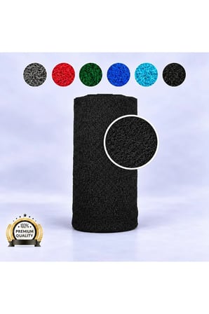 Kıvırcık Paspas Kaymaz Taban PVC Halı Yolluk Kapı Önü 12 mm EKO 2,6 kg/m2