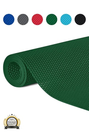 ZMat Yıldız Paspas Kaydırmaz PVC Banyo Duş Havuz Islak Zemin 5 mm 3,46 kg/m2