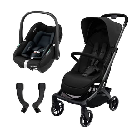 Maxi-Cosi Oxford Cabin-Pebble S Otomatik Katlanan Seyahat Sistem Kompakt Bebek Arabası Black