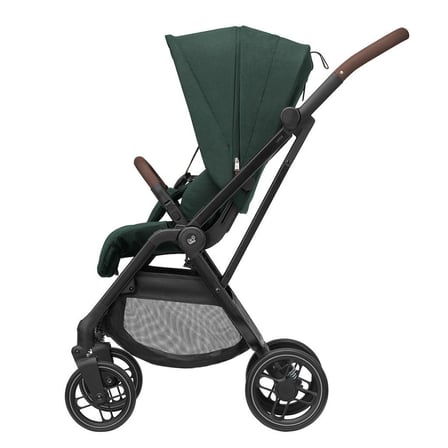 Maxi-Cosi Leona2-Coral Slide Pro Tek Elle Katlanabilen Çift Yönlü Seyahat Sistem Bebek Arabası Green-Black