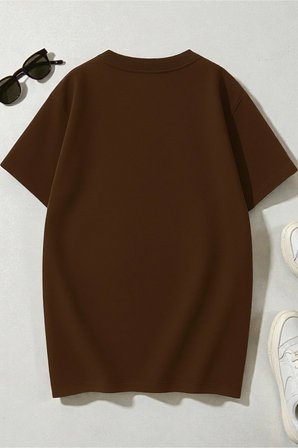 Unisex Rhude Leopar Baskılı Tasarım Tshirt