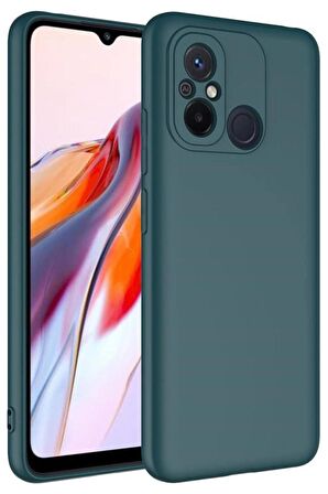 Xiaomi Redmi 12C Kılıf  İç Yüzey Kadife Lansman Tasarım Silikon