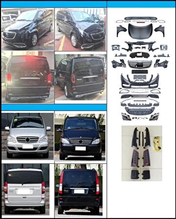 Mercedes vito w638 to w447 body kit dönüşüm kiti  2006 / 2014