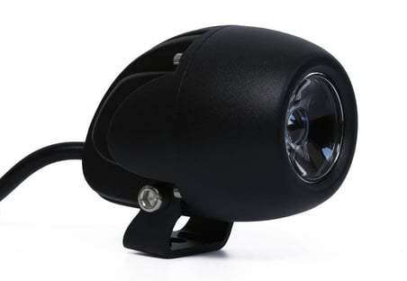 Ufly JG992Z Motosiklet LED Sis Farı Metal Kasa Beyaz Işık