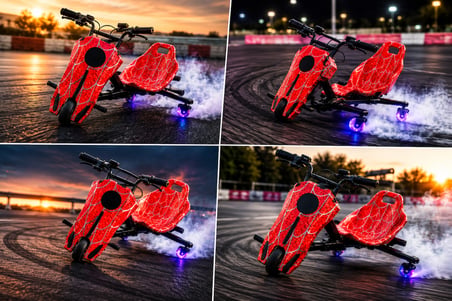 Drift Car Bluetooth Hoparlörlü Graffiti Desenli Drift Scoote
