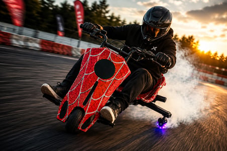 Drift Car Bluetooth Hoparlörlü Graffiti Desenli Drift Scoote