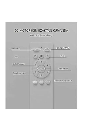 Tavan Vantilatörlü Avize Gizli Kanat Pervaneli Kumandalı Açılır-kapanır Kanat 3 Işık Rengi-11
